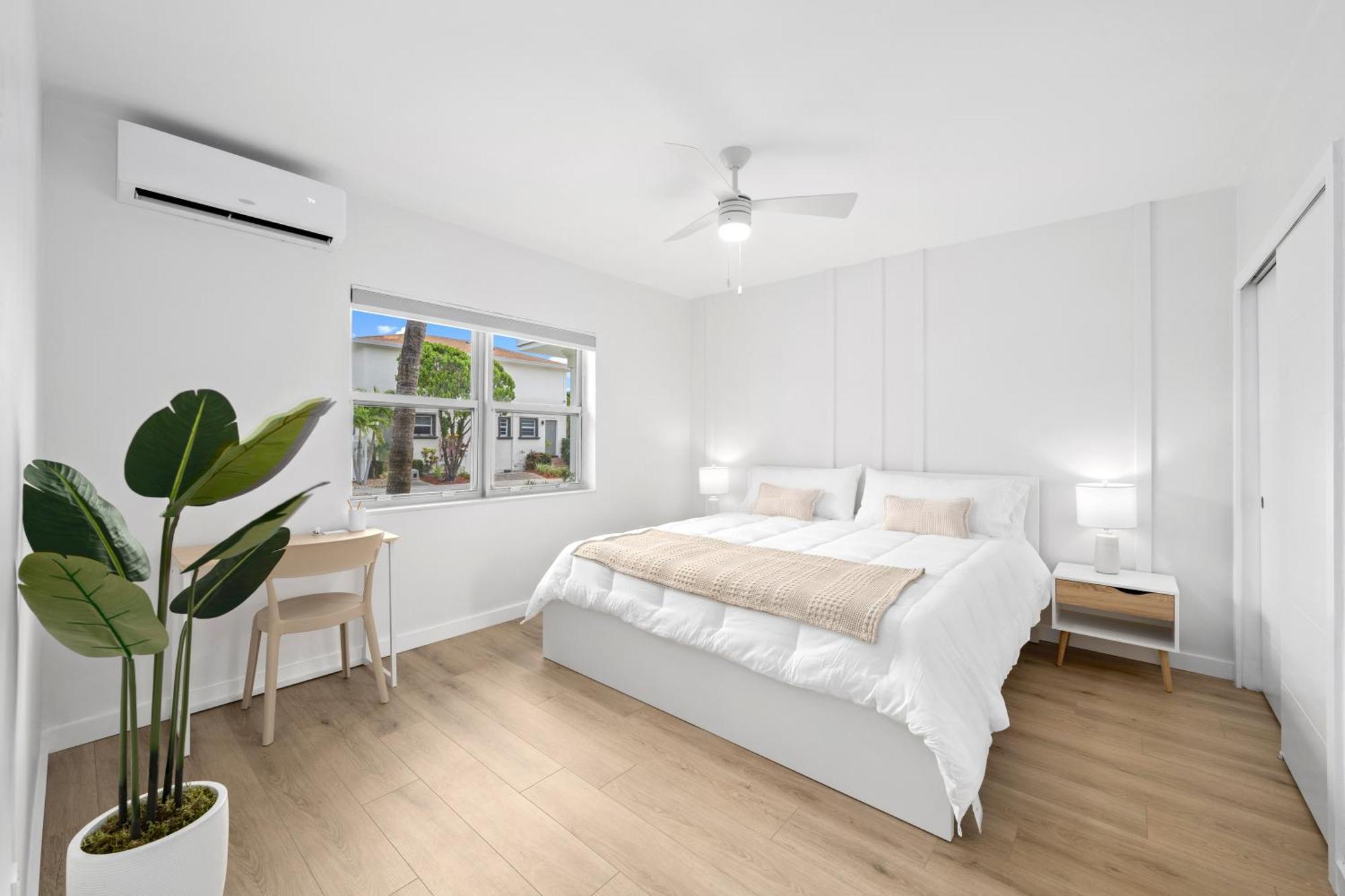M Lake Worth Beach - Modern Villas Near West Palm Beach, Chic Retro Vibes, King Bed, Cozy Backyard, Bbq, Workspace, High-Speed Internet, Free Parking, 5 Minutes To Downtown & Beach Eksteriør billede