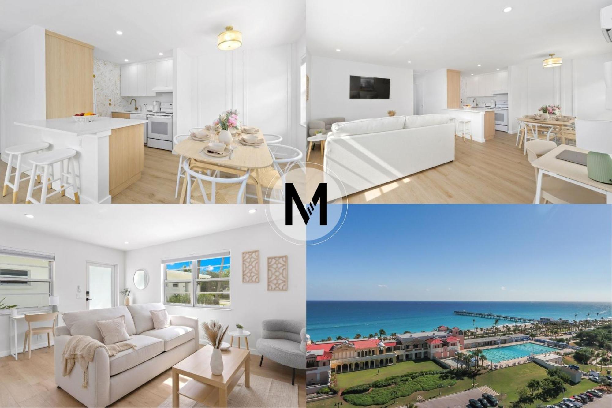 M Lake Worth Beach - Modern Villas Near West Palm Beach, Chic Retro Vibes, King Bed, Cozy Backyard, Bbq, Workspace, High-Speed Internet, Free Parking, 5 Minutes To Downtown & Beach Eksteriør billede